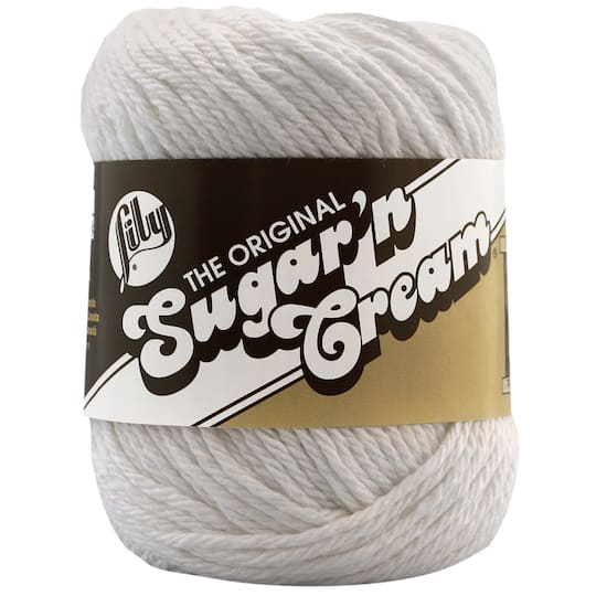 Lily� Sugar 'n Cream� Yarn, Solids By Sugar & Cream in White | 6 Pack | 2.5 oz | Michaels�